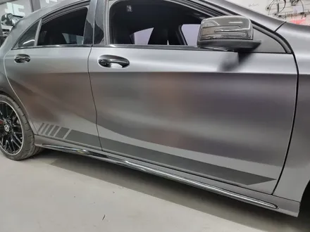 구리 남양주 벤츠 A45 AMG 부분랩핑 시공 작업 / 대리기사분의 실수로 인한 ..재작업시공! / 경기 포천