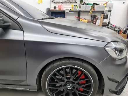 구리 남양주 벤츠 A45 AMG 부분랩핑 시공 작업 / 대리기사분의 실수로 인한 ..재작업시공! / 경기 포천