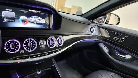 W222 S350 S클래스 S350 송풍구4D부메스터 엠비언트안드로이드오토카플레이 올인원  시공 입니다