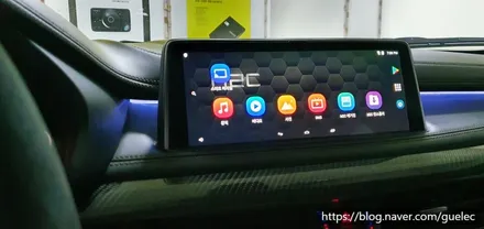 BMW X3 X4 X5 X6 네비 BMW X 티맵, 유튜브, 넷플릭스 지원
