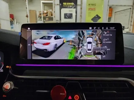 BMW 530I 순정 서라운드뷰 어라운드뷰 크리스탈기어3종 파킹어시스턴트 G30 입니다