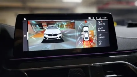 bmw 5시리즈 g30 순정어라운드뷰 파킹어시스턴트 입니다
