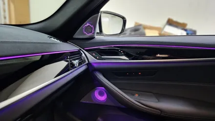 BMW G30 5시리즈 순정서라운드뷰파킹어시스턴트360 3D카오디오 마에스트로스피커회오리 엠비언트  시공