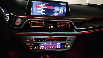 bmw 7시리즈 730LD(g12)  송풍구 엠비언트 시공입니다 !!