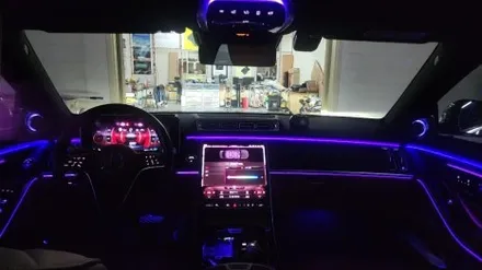 벤츠 W223 S클래스 엑티브 엠비언트 4D부메스터 시공