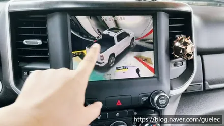 2021 닷지램 1500 어라운드뷰 리얼3D 서라운드뷰 시공 장착