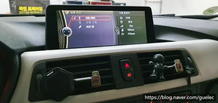 BMW 3시리즈 카플레이 안드로이드오토 - 320d 아이폰,갤럭시 무선 연결
