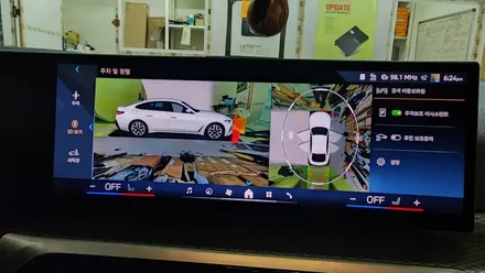 BMW I4순정서라운드뷰 4시리즈어라운드뷰  시공입니다