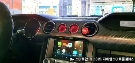 포드 머스탱 네비, 순정형 M2C 안드로이드네비로 T맵, 유튜브 사용