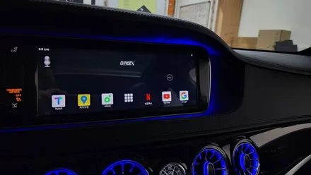 W222 S350 S클래스 S350 송풍구4D부메스터 엠비언트안드로이드오토카플레이 올인원  시공 입니다