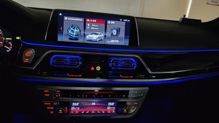 bmw 7시리즈 730LD(g12)  송풍구 엠비언트 시공입니다 !!