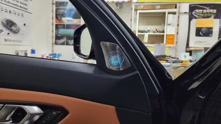 bmw 엠비언트 3시리즈 회오리 크리스탈 기어 g20 시공