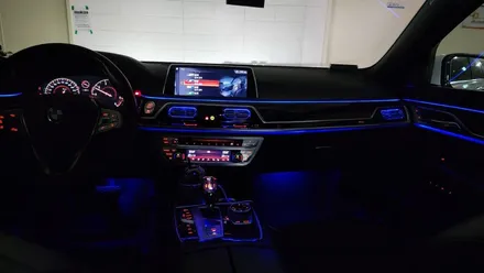 bmw 7시리즈 730LD(g12)  송풍구 엠비언트 시공입니다 !!