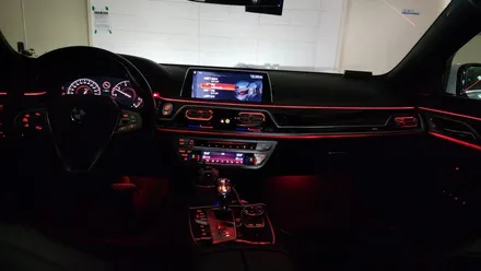 bmw 7시리즈 730LD(g12)  송풍구 엠비언트 시공입니다 !!