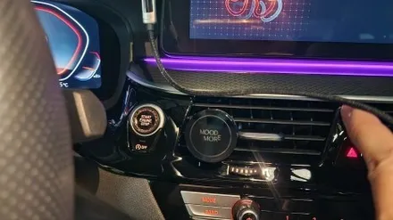 BMW 5시리즈 G30 520I 크리스탈 기어세트 마에스트로스피커 회오리엠비언트
