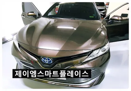 토요타 2018년형 캠리 하이브리드 순정형 애플 무선 카플레이(Carplay) / 안드로이드 오토(유선) 지원 K-play 설치 매립 시공 장착기
