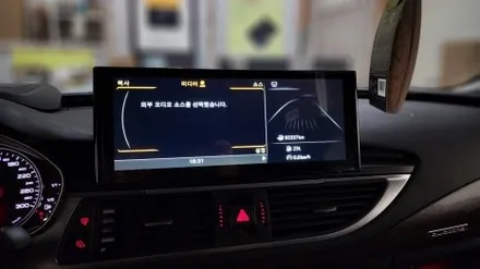 아우디 A7 안드로이드 올인원 12.3