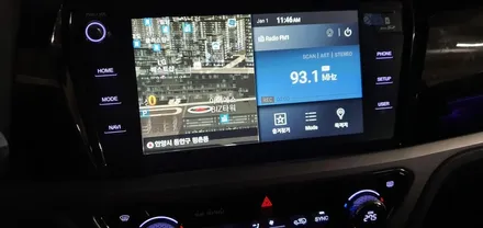 코란도 어라운드뷰 국산 터치 스카이줌3D 서라운드뷰로 안전주차