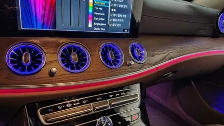w213 벤츠 e300 송풍구 엠비언트 부메스터 전동