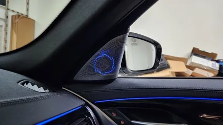 BMW G30 5시리즈 순정서라운드뷰파킹어시스턴트360 3D카오디오 마에스트로스피커회오리 엠비언트  시공