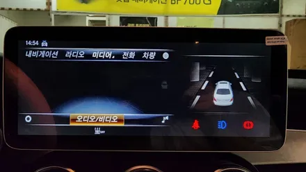 19년 벤츠glc350e 안드로이드 올인원 시공입니다 !!