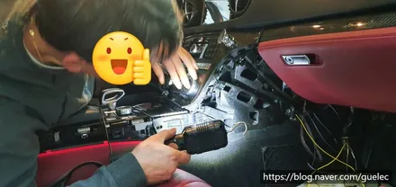 벤츠 SL63 AMG 카플레이 안드로이드오토 시공