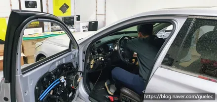제네시스 EQ900 어라운드뷰 순정형 서라운드뷰 장착 시공