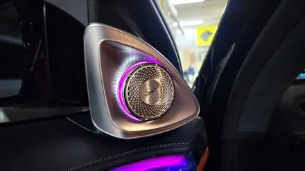 벤츠benz w223 신형s500 엑티브엠비언트 부메스터 시공