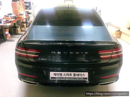 제네시스 G80 어라운드뷰 순정 서라운드뷰로 장착 시공