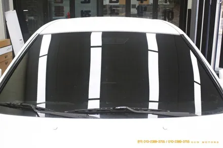 오피러스 열차단 전면 썬팅 재시공 / 레이노 S5 틴팅 / 양주시 회정동