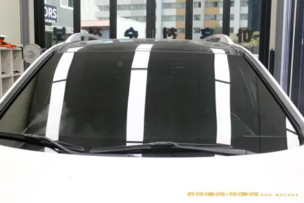 쏘렌토 R 레이노 S9 열차단필름 전면 썬팅 재시공 작업 / 양주시 회정동