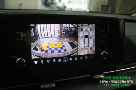 카니발KA4 순정 모니터 완벽 연동 시야 확보 끝판왕 3D 어라운드뷰 장착 국내 제품 에이뷰 플러스 / 양주시 회정동