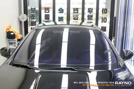 SM5 레이노 S9 전체 썬팅 재시공 / 아이나비 Z7000 블랙박스 설치 작업 / 양주시 회정동