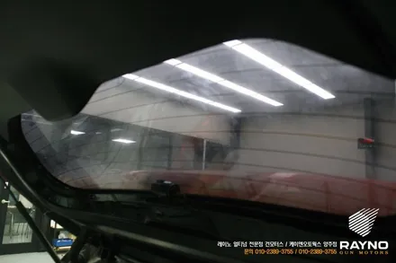 스파크 레이노 모노 썬팅 재시공 + 아이나비 Z7000 블랙박스 + 하이패스 작업 / 양주시 회정동
