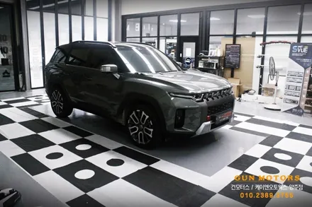 토레스 자동차 고화질 영상 3D 어라운드뷰 모니터 연동 작업 / 4채널 블랙박스 / 양주시 회정동