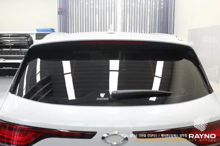 QM6 열차단필름 레이노 S9 썬팅 / 파인뷰 LX5000 POWER 블랙박스 설치 / 양주시 회정동