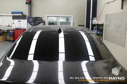 K7 차동차 열차단 레이노 S9 썬팅 재시공, 아이나비 Z8000 블랙박스 작업 / 양주시 회정동