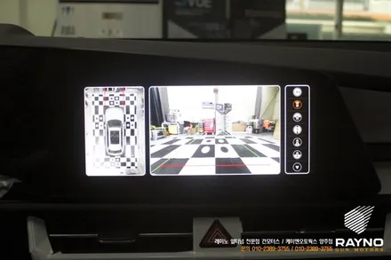 신형 니로 SG2 360도 어라운드뷰 3D 플러스뷰 설치 작업, 핸들조향각 연동 / 양주시 회정동