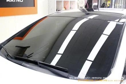 YF쏘나타 레이노 S5 전체 썬팅 재시공, 아이나비 QXD3500 mini 작업 / 양주시 회정동