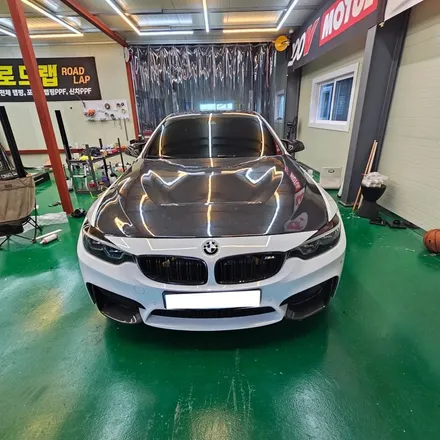 양주랩핑 BMW f바디 M4차량 전체 블랙무광ppf 시공작업                경기북부랩핑 / 양주시 덕계동