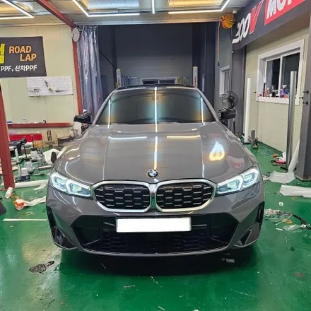 의정부랩핑 BMW M340i 차량 그레이색상 전체랩핑시공          경기도 양주랩핑샵 / 양주시 덕계동