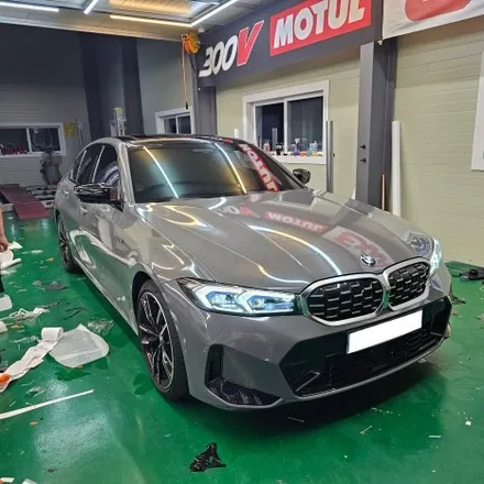 의정부랩핑 BMW M340i 차량 그레이색상 전체랩핑시공          경기도 양주랩핑샵 / 양주시 덕계동