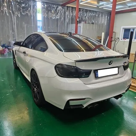 양주랩핑 BMW f바디 M4차량 전체 블랙무광ppf 시공작업                경기북부랩핑 / 양주시 덕계동
