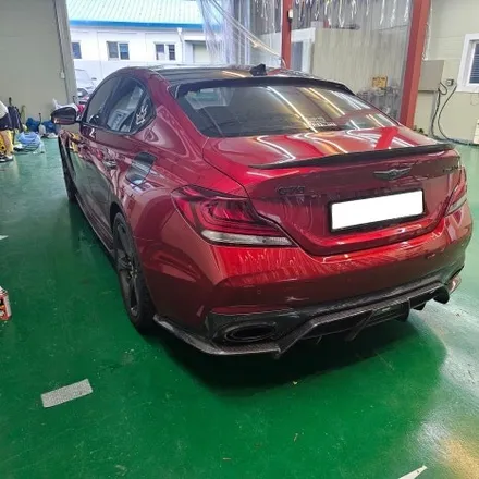 의정부 양주랩핑 제네시스G70 전체랩핑                          고광택필름 LB베네치아 바이올렛 / 양주시 덕계동