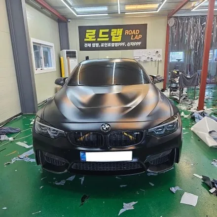 양주랩핑 BMW f바디 M4차량 전체 블랙무광ppf 시공작업                경기북부랩핑 / 양주시 덕계동