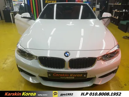 bmw 428i 그릴-사이드미러 카본 부분랩핑 / 경기 군포