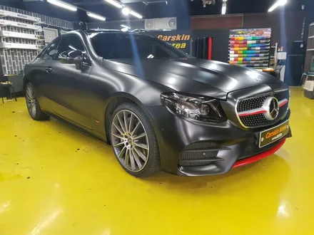 안양랩핑-벤츠 E400 4MATIC 쿠페 사틴블랙랩핑 / 경기 군포