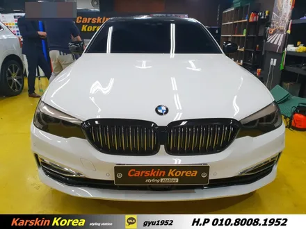 bmw 520i 스모그 필름, 그릴, 사이드미러 랩핑, PPF 시공 / 경기 군포