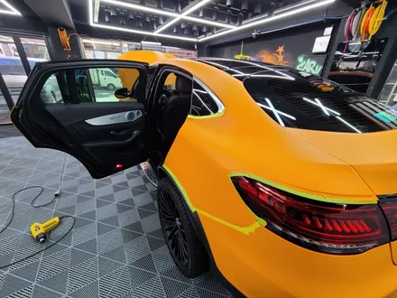 나만의 차! 특이하다! glc63 s amg 3m 무광 오렌지 전체랩핑 / 군포 부곡동
