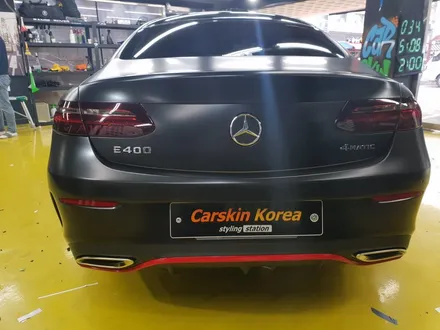 안양랩핑-벤츠 E400 4MATIC 쿠페 사틴블랙랩핑 / 경기 군포